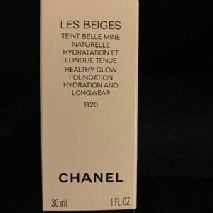 CHANEL les beiges healthy glow foundation Hydration And Longwear B20